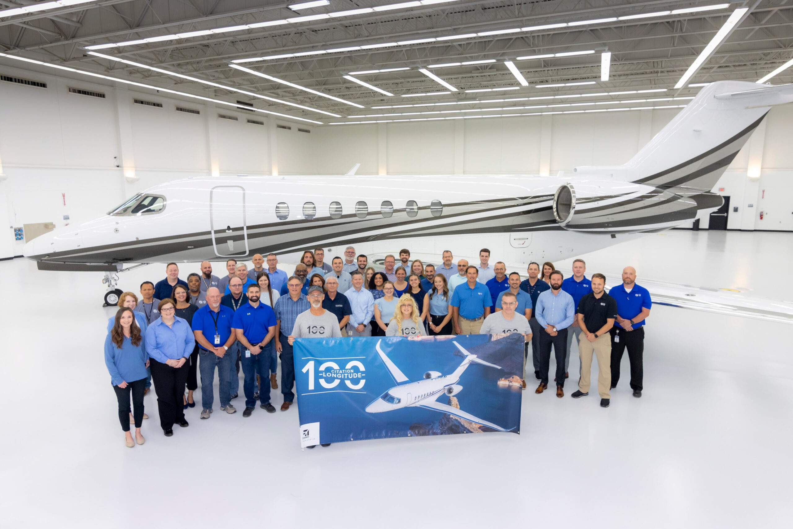 Cessna Citation Longitude reaches 100th delivery, marking significant milestone for the clean-sheet super-midsize jet